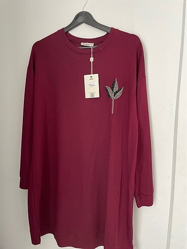 l Beden bordo Renk Kado tunik