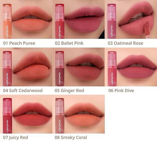  Beden kırmızı Renk Tint lipstick