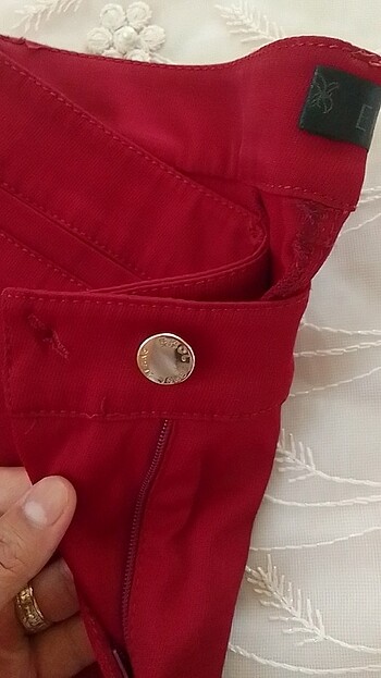 44 Beden bordo Renk Pantolon kadın 
