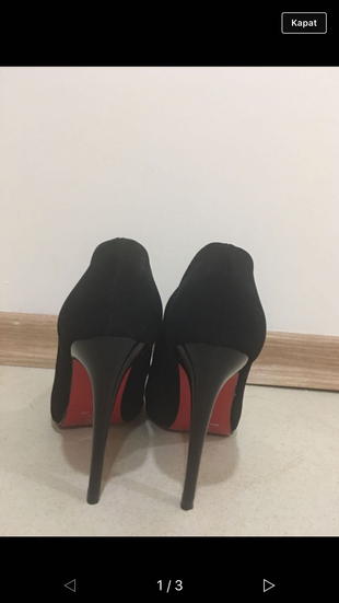 Süet stiletto 