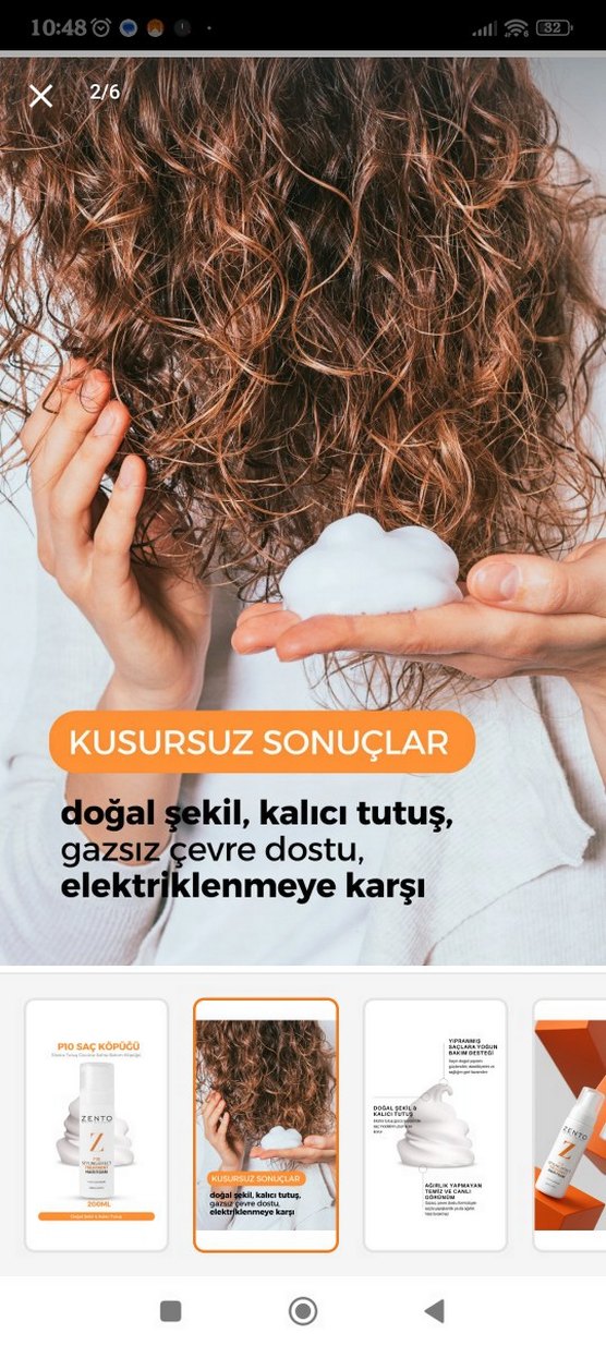 Zento P10 Saç Köpüğü 200 ml - Görsel 2