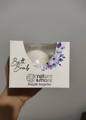 Nature & More Mor Pastel Banyo Bombası - Görsel 3