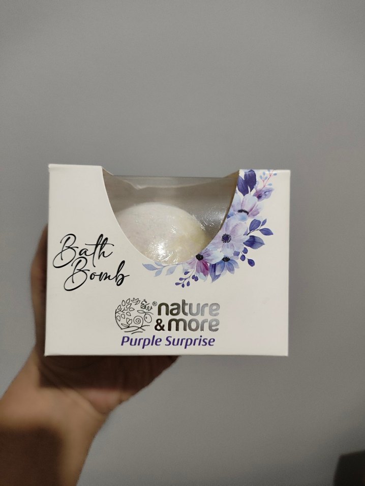 Nature & More Mor Pastel Banyo Bombası - Görsel 3