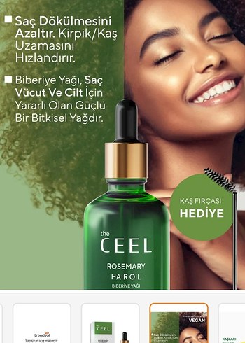 Beden CEEL Biberiye Yağı Saç Bakım Yağı 50 ml