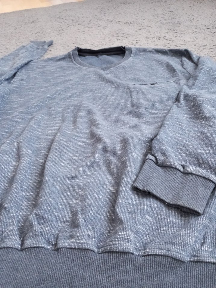 lacivert Erkek Uzun Kollu Sweatshirt - Görsel 2