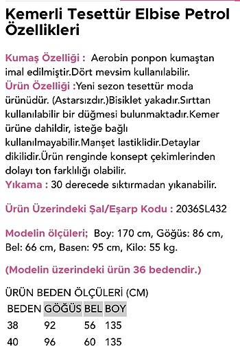 l Beden mavi Renk Tesettür elbise