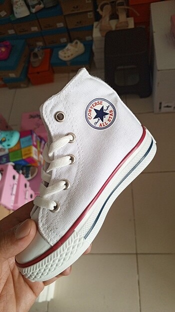 30 Beden beyaz Renk Çocuk converse