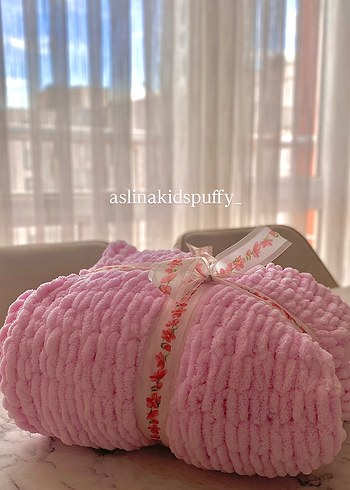 Alize puffy  Örgü Çocuk Battaniyesi - Görsel 2