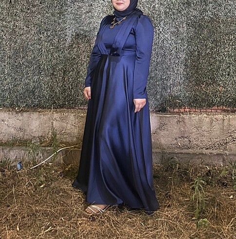 Lacivert özel gün elbisesi ????