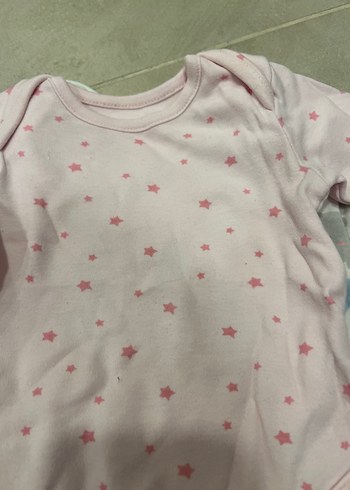 4 PARÇA %100 Pamuk Zıbın - Body Mothercare - H&M - Görsel 6