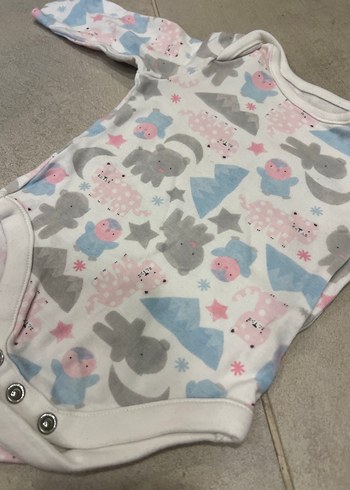 4 PARÇA %100 Pamuk Zıbın - Body Mothercare - H&M - Görsel 5