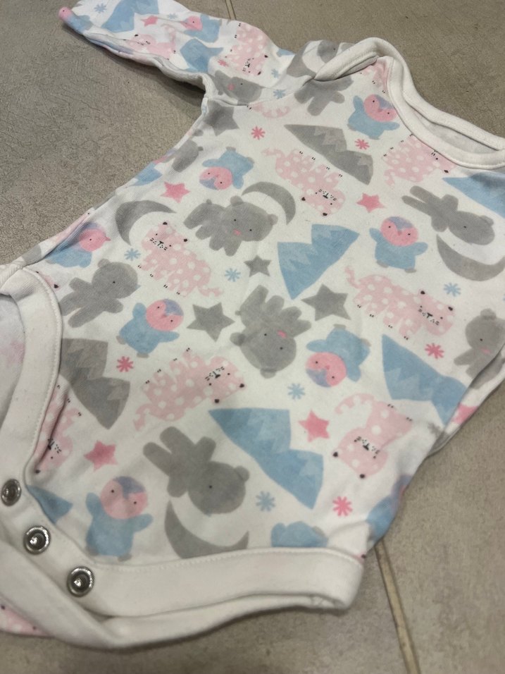 4 PARÇA %100 Pamuk Zıbın - Body Mothercare - H&M - Görsel 4