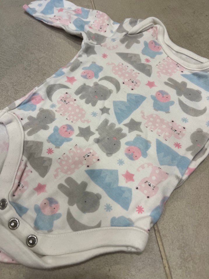 4 PARÇA %100 Pamuk Zıbın - Body Mothercare - H&M - Görsel 5