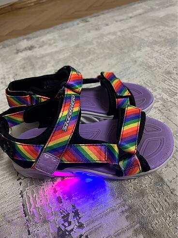 Skechers Skechers Hypno - Splash - Rainbow Lights Çocuk Sandalet