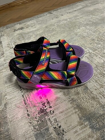 Skechers Hypno - Splash - Rainbow Lights Çocuk Sandalet
