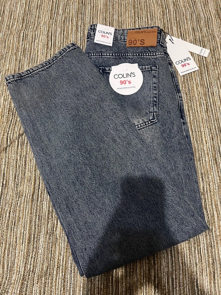 Colins 90s Koyu Mavi Denim Jean — görsel 2/6