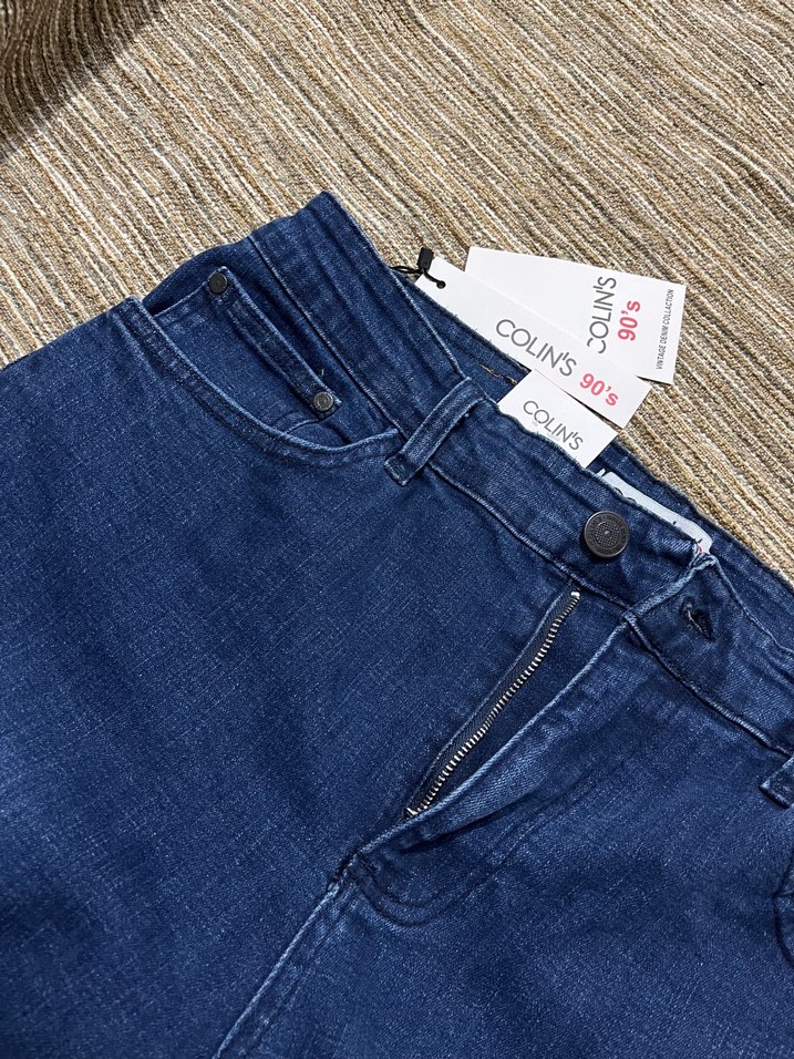 Colins 90s Koyu Mavi Denim Jean — görsel 5/6