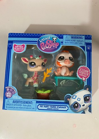 Littlest Pet Shop Zürafa ve Tembel Hayvan Miniş
