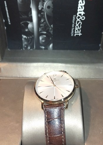 Grenwich Marka Klasik Erkek Saati Kahverengi Kayışlı - Görsel 4