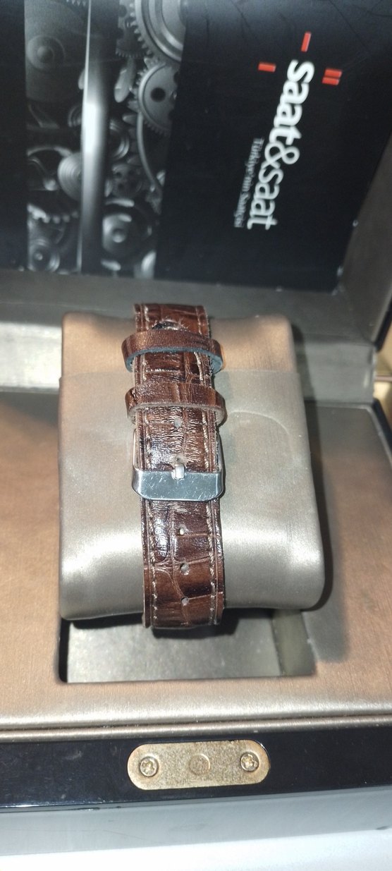 Grenwich Marka Klasik Erkek Saati Kahverengi Kayışlı - Görsel 3