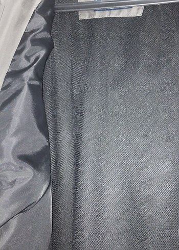 Gri Erkek Rahat Kesim Fermuarlı Mevsimlik Mont - Görsel 6