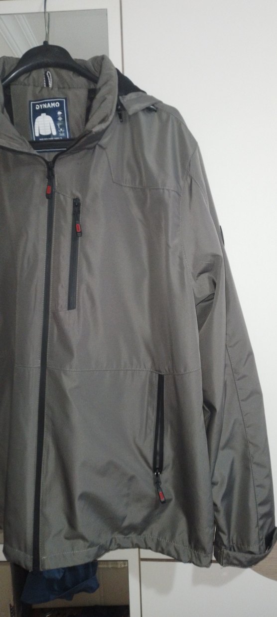 Gri Erkek Rahat Kesim Fermuarlı Mevsimlik Mont - Görsel 3