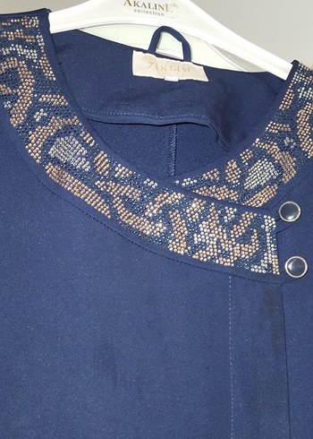 Kadın Lacivert Abiye Ferace - Görsel 9