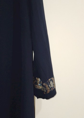 Kadın Lacivert Abiye Ferace - Görsel 4