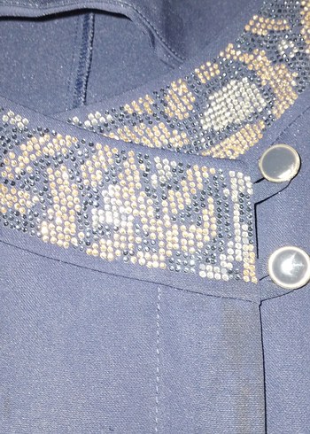 Kadın Lacivert Abiye Ferace - Görsel 2