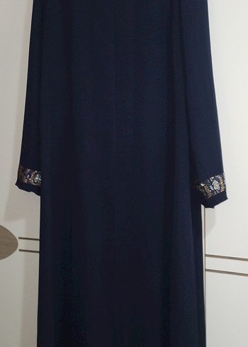 Kadın Lacivert Abiye Ferace - Görsel 3