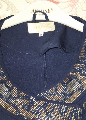 Kadın Lacivert Abiye Ferace - Görsel 8