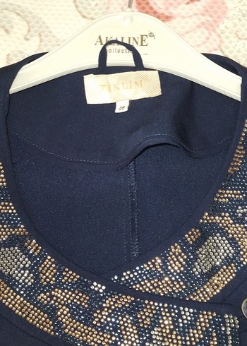 Kadın Lacivert Abiye Ferace - Görsel 5