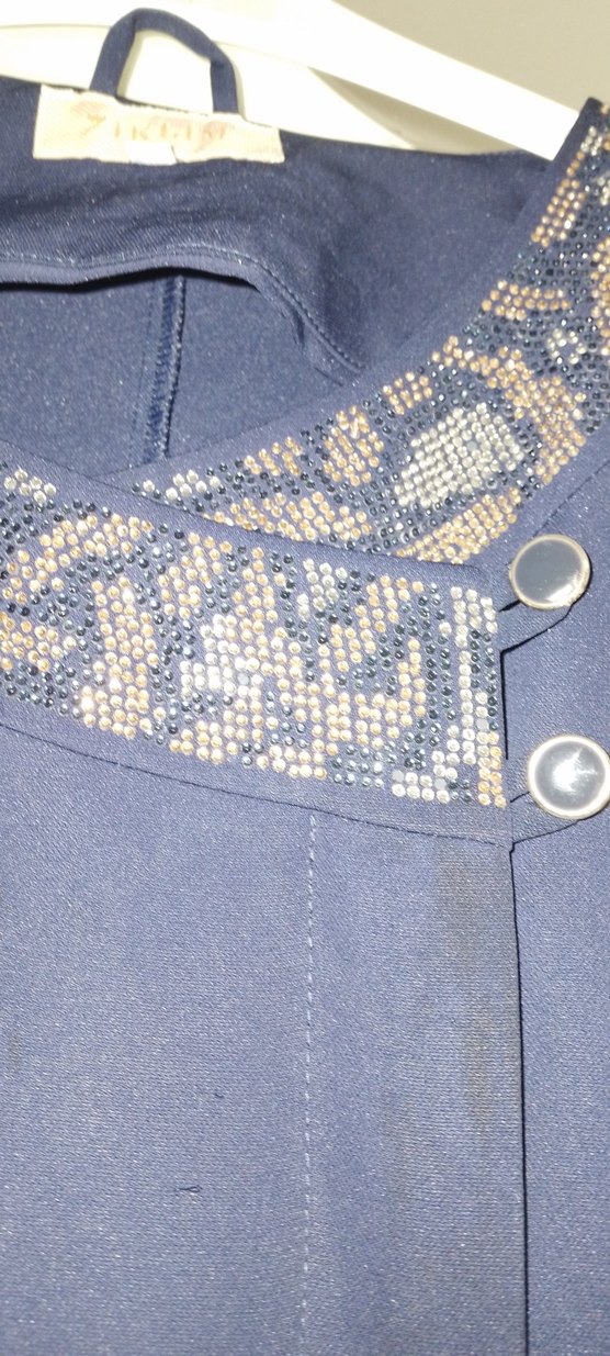 Kadın Lacivert Abiye Ferace - Görsel 2