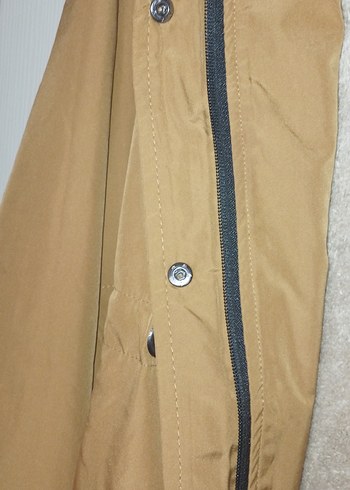 Kapüşonlu içi kürklü mont - Görsel 6