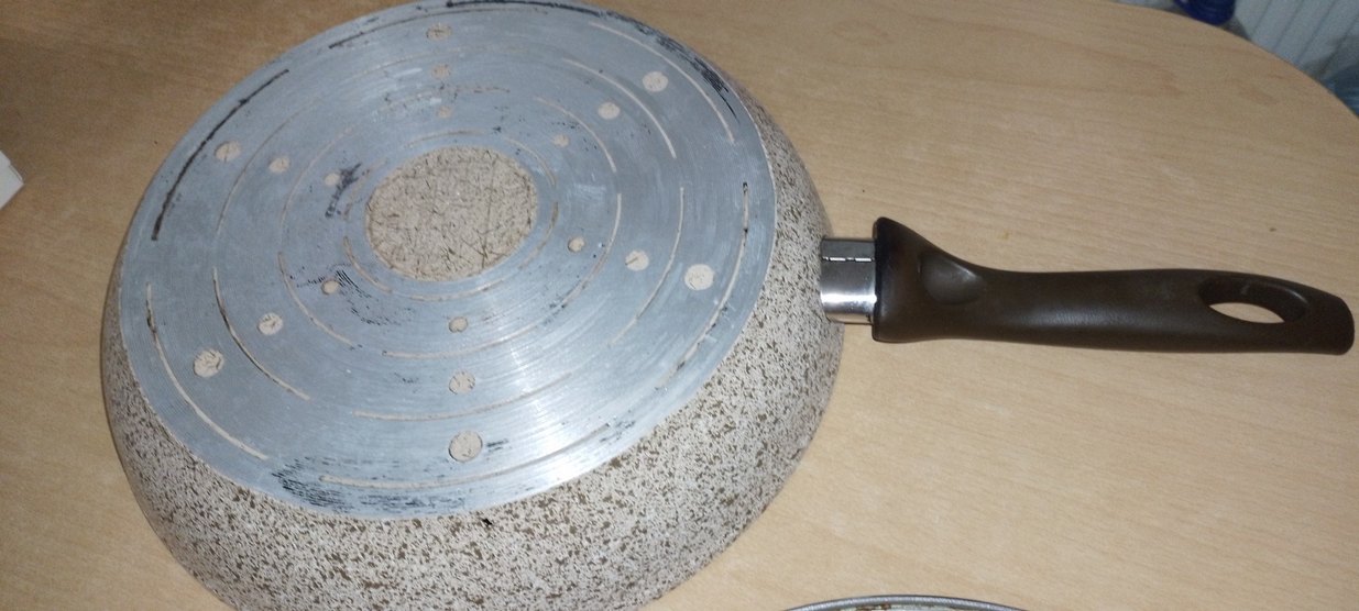 Saplı Bej Granit Tava - Görsel 4