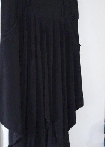 Siyah şalvar model pantalon - Görsel 4