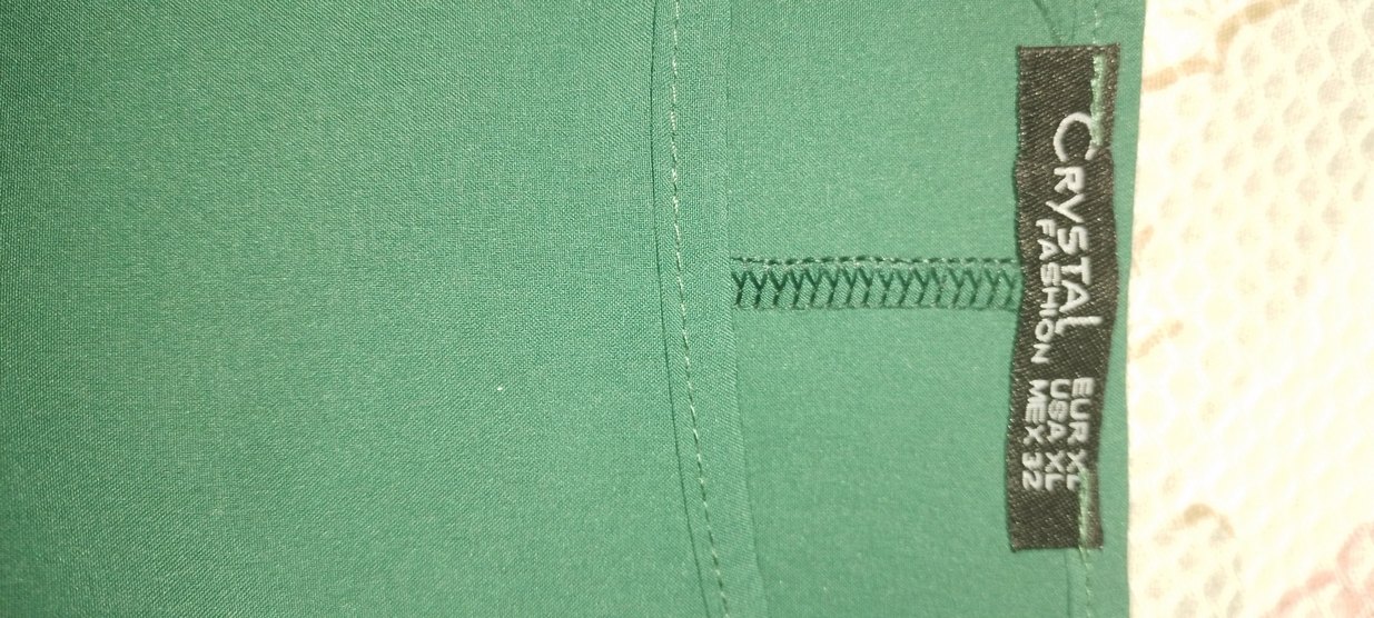 Uzun kollu yeşil renk kadın tesettür elbise - Görsel 4