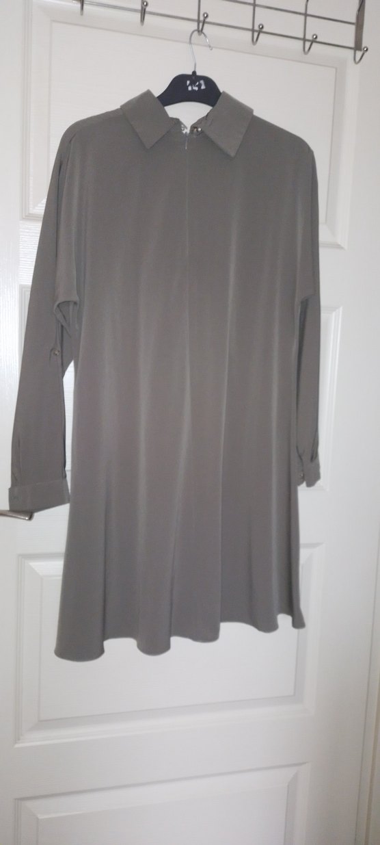 Haki Uzun Kollu Kadın Tunik - Görsel 3