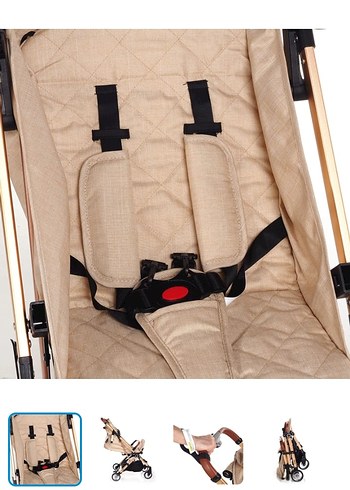 Krem Rengi Bebek Arabası - Görsel 10