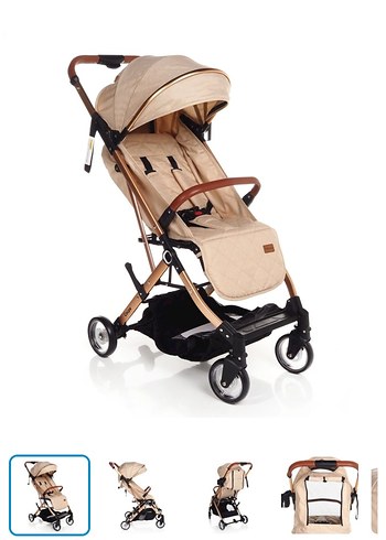 Krem Rengi Bebek Arabası - Görsel 9