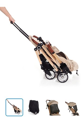 Krem Rengi Bebek Arabası - Görsel 11