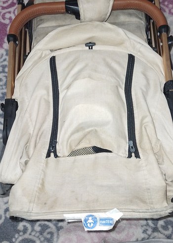 Krem Rengi Bebek Arabası - Görsel 6