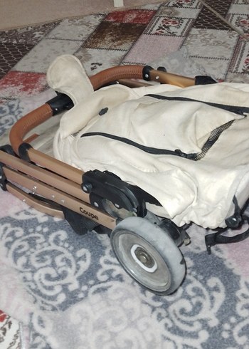 Krem Rengi Bebek Arabası - Görsel 5