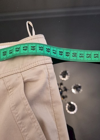 42 Beden ten rengi Renk Bej Midi Kadın Pantolon