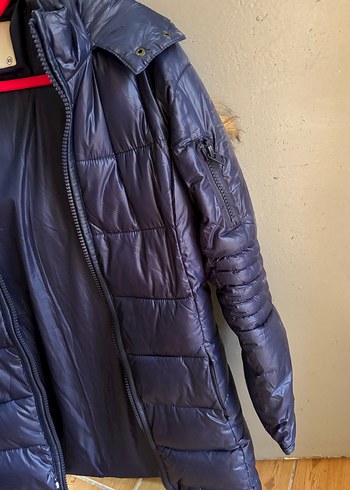 34 Beden LTB Lacivert Kadın Kışlık Mont