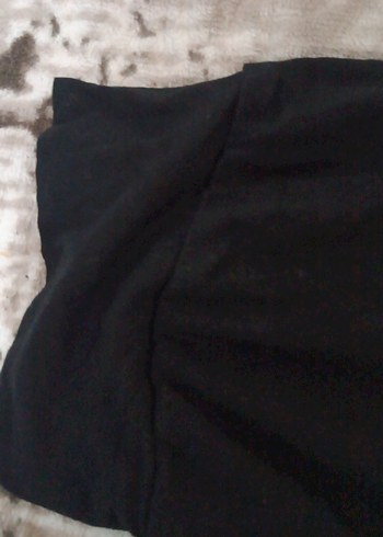 Siyah Pul İşlemeli Uzun Kollu Gotik Kadın Tişört - Görsel 3