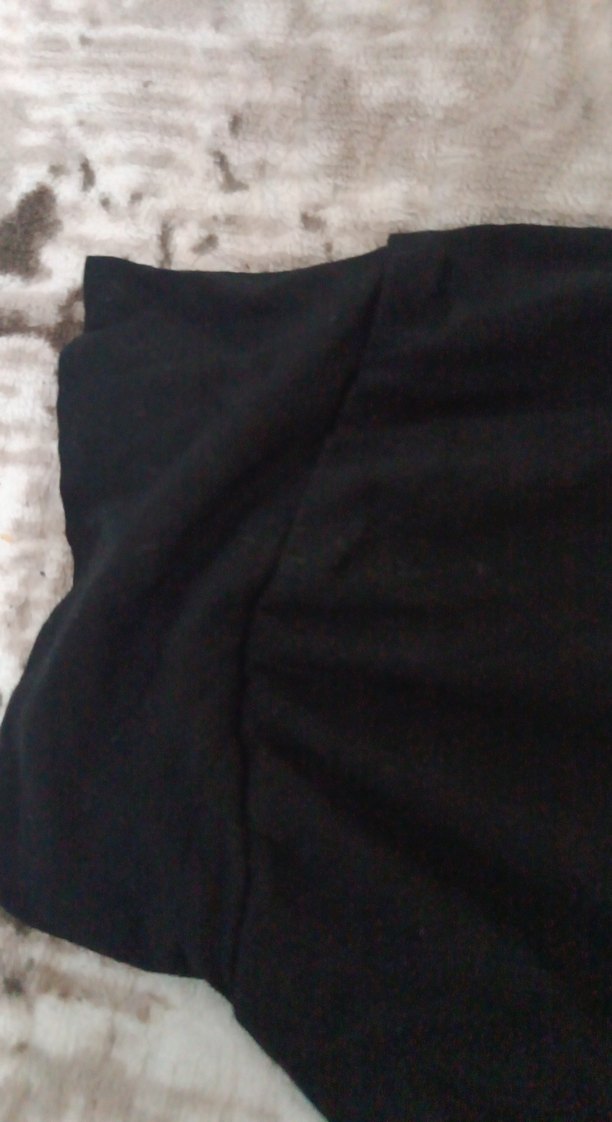 Siyah Pul İşlemeli Uzun Kollu Gotik Kadın Tişört - Görsel 3