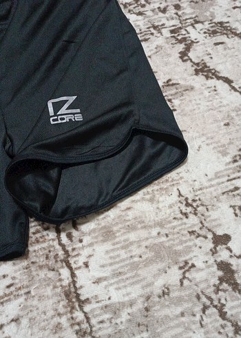 Siyah Fermuarlı Erkek Mini Şort - Görsel 2