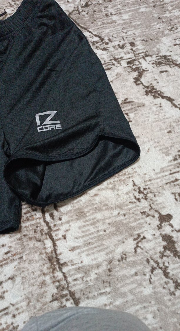 Siyah Fermuarlı Erkek Mini Şort - Görsel 2