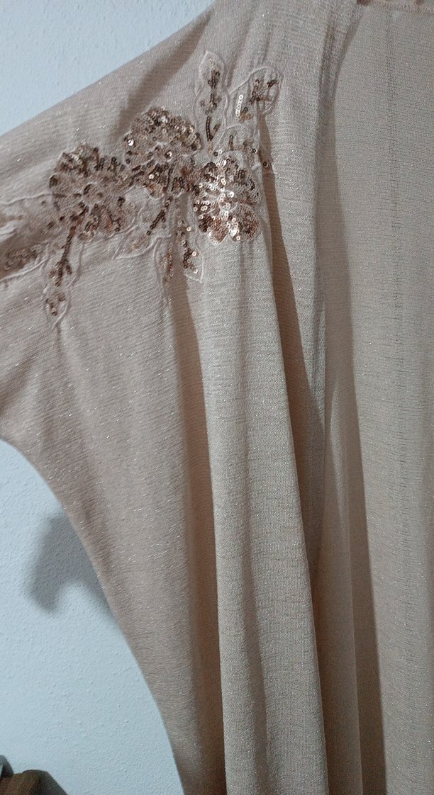 Uzun Kollu Nakışlı Bohem Kadın hırka - Görsel 2